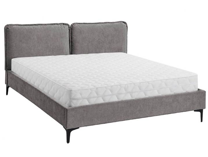 Beautysofa Polsterbett SOMBRA 160x200 cm (Doppelbett Stoffbett mit Lattenrost, allergikerfreundlich), abnehmbaren waschbaren Kopfteilkissen