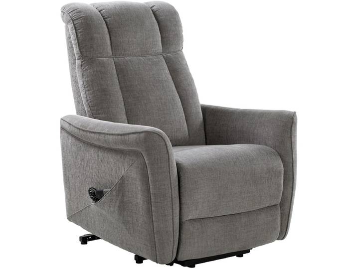 Relaxsessel TITAN Polyester hellgrau