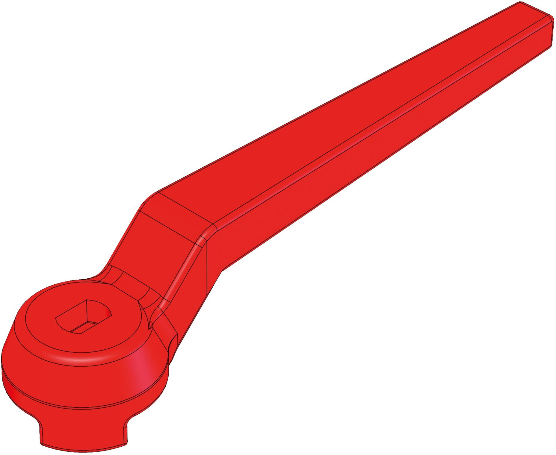 Enolgas LEVA  RICAMBIO PER VALVOLE BASIC 3/4" - 1" ALLUMINIO ROSSO CONFEZIONE 2 PEZZI