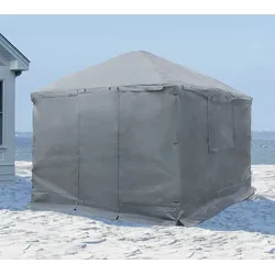Sojag Winterabdeckung für Pavillon 10x10 | Grau - Grau