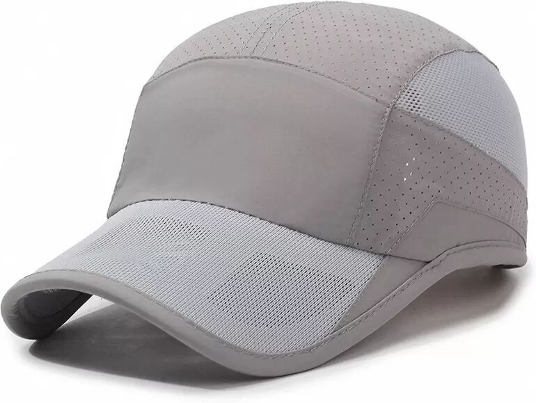 INF Casquette de baseball légère et respirante Gris