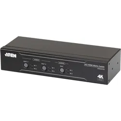 ATEN VM0202HB HDMI Matrix Switch 2x2 True 4K mit Audio De-Embedder