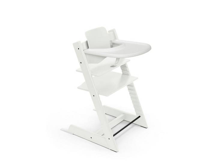 Stokke Hochstuhl Tripp Trapp Hochstuhl mit Baby set und Stokke Tray, für Kinder im Alter von 6-36 Monaten