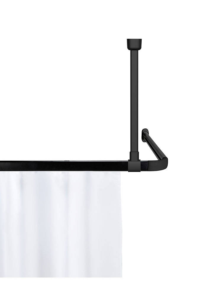 Schöner Wohnen Kollektion Deckenstütze "Jete" in Schwarz - (H)57 cm - onesize