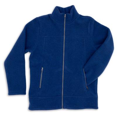 Engel - Herren-Jacke mit Reißverschluss an den Taschen - Wolljacke Gr 50/52 blau