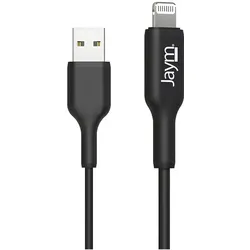 Jaym USB auf Lightning MFI 2,4A 1M Lade- und Datensynchronisationskabel (1 m, USB 2.0), USB Kabel