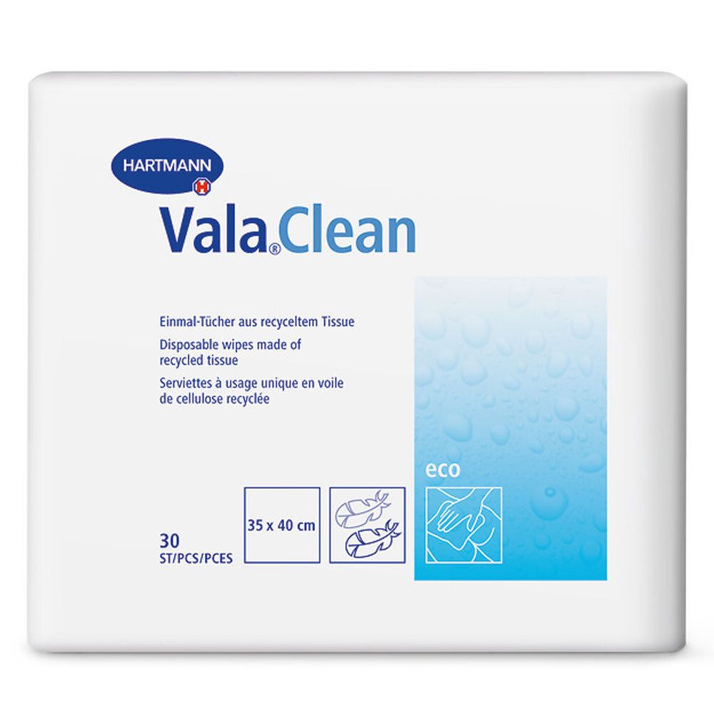 Valaclean Eco Einmal Tücher 35x40 cm 30 St