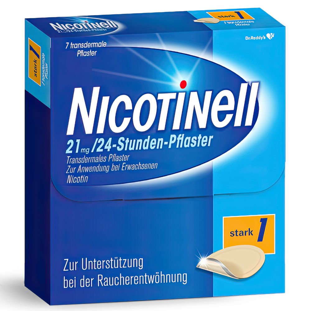 Nicotinell 21 mg/24-Stunden-Pflaster 52,5mg 7 St Pflaster transdermal