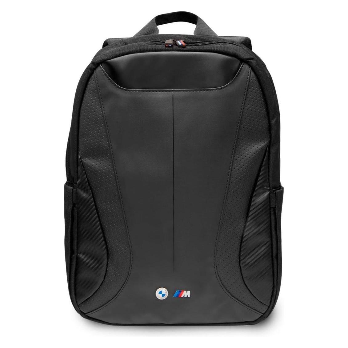 BMW Backpack BMBP15SPCTFK 16" black/black Carbon&Leather Tricolor (BMW000521-0)