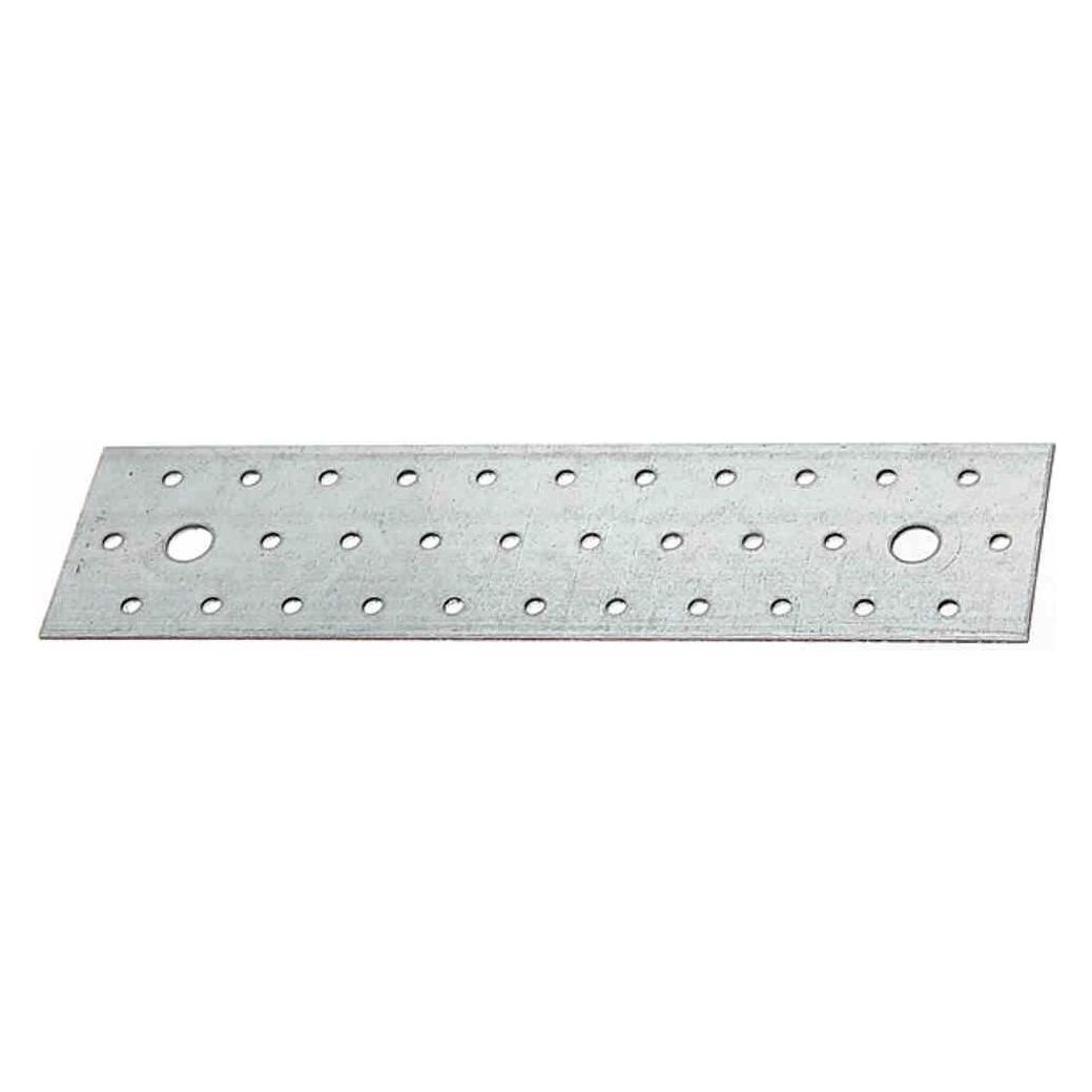 Alberts Lochplatte 240 x 60 mm, sendzimirverzinkt, 1 Stck (Lochplatte, 1 Stk.) (33196 2)