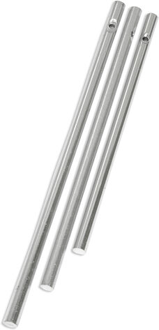 Klangstäbe, silber, 12 - 16 cm, 3 Stück