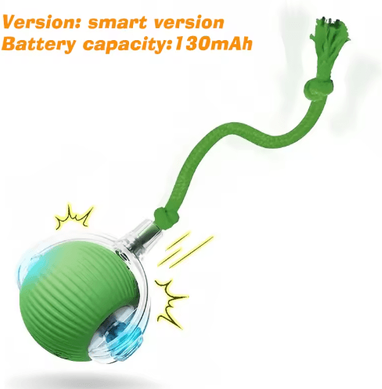Inspire Picks Smart Automatic Rolling Cat Ball Rechargeable Interactive Toy For Active Cats & Kittens green Tail Ball 2026 Version