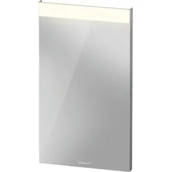 Duravit Licht & Spiegel Good Spiegel mit LED-Beleuchtung, Lichtfeld oben, Höhe 700mm, Weiß Matt, LM7834000000000, Länge: 400mm
