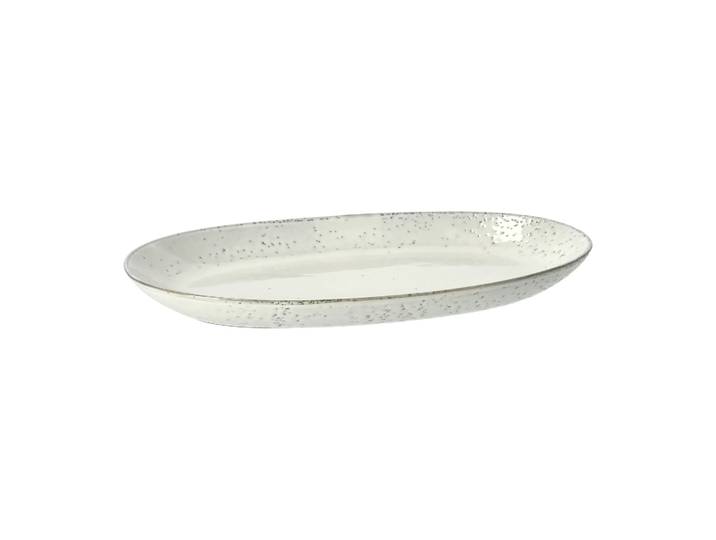 Broste Copenhagen Plat de service oval Nordic Sand 30x17 cm