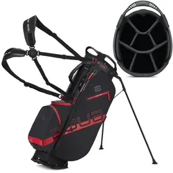 Big Max Aqua Eight H Standbag wasserdicht schwarz/rot