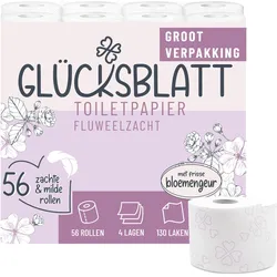 Glücksblatt, Toilettenpapier, Floral SET-7-1800802 (56 Stk.)