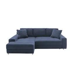 bobb Ecksofa  Arissa de Luxe , blau , Maße (cm): H: 181