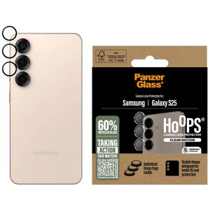 PanzerGlass Kamera-Schutz Hoops PGRHOTRG38388, für Samsung Galaxy S25, aus Hartglas, 3 Stück