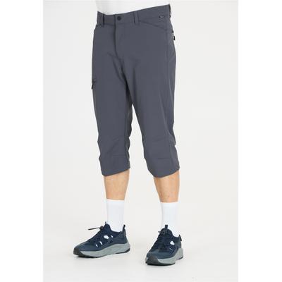 Shorts WHISTLER "Shann", Herren, Gr. M, US-Größen, grau (blau), 90% Polyamid, 10% Elasthan, unifarben, normal, Hosen Shorts, mit Quick-Dry-Technologie
