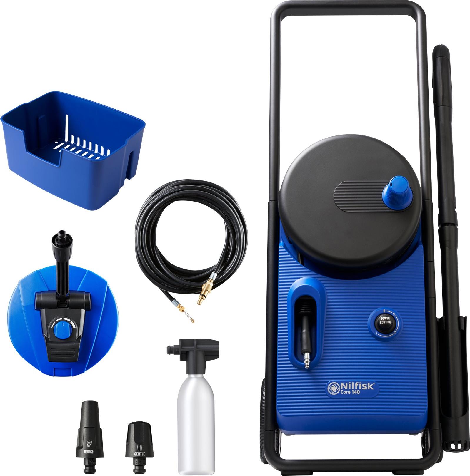 Nilfisk CORE 140, Senkrecht, Elektro, 8 m, 5 m, Schwarz, Blau, Aluminium