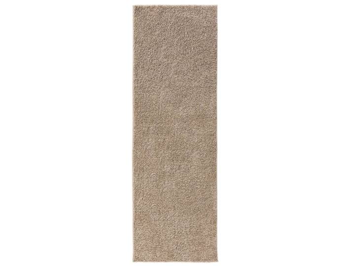 Tapis à poils longs beige 70x200