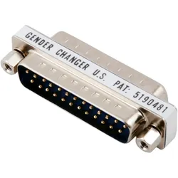 EFB EB414 Mini Gender Changer, DSub 25, St.-St.