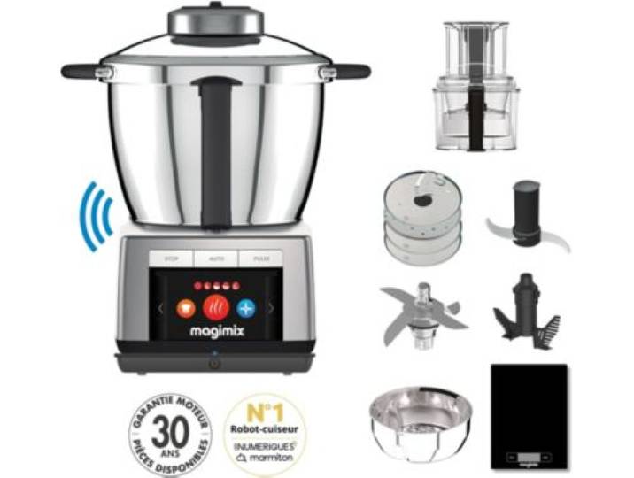 Magimix - Robot Cuiseur Cook Expert Connect Chrome 18913