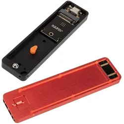 Akasa Vegas SSD Mate, M.2 SATA/NVMe SSD to USB3.2 Gen2 (M.2), Festplattengehäuse, Schwarz