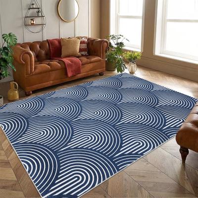 Garvee Minimalist Geometric Linear Arch Area Rug