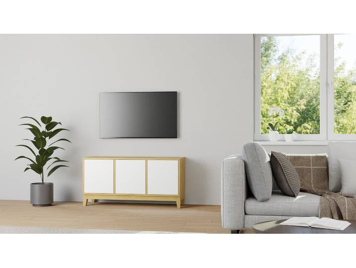 Schlichtes Sideboard nach Maß – gratis Magazin Eiche Natur geölt