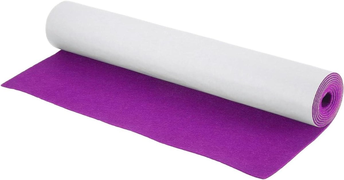 Zelfklevend Vilt Viltrol voor het beschermen van meubels - Paars - 40 x 220 cm