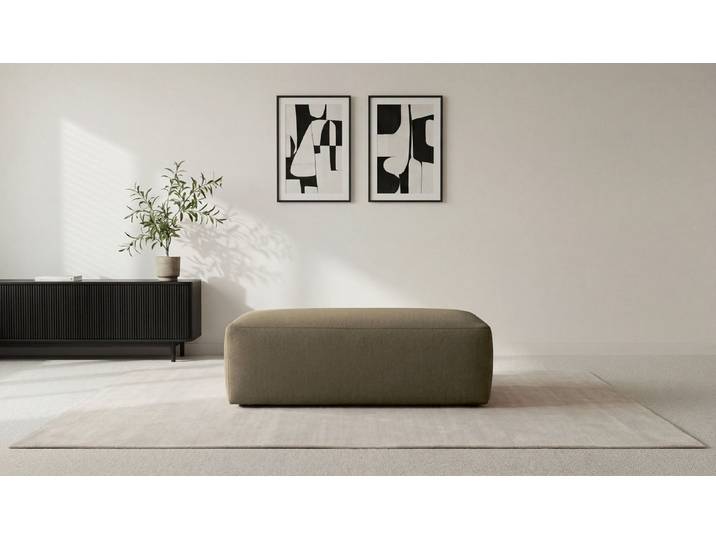 INOSIGN Polsterhocker Koa, Wellenunterfederung, weicher Lounge-Sitzkomfort