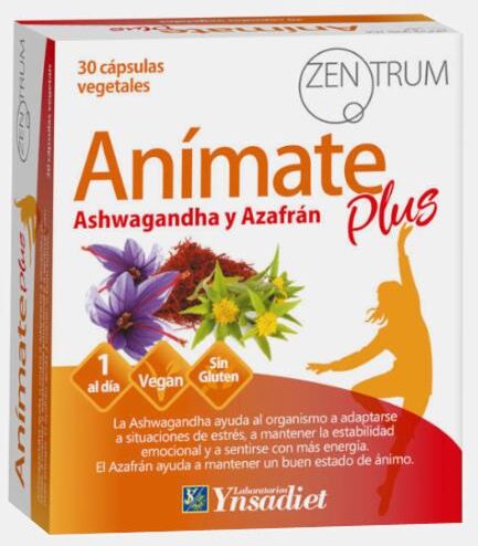ZENTRUM ANIMATE PLUS 30 CAPSULAS VEGETAIS