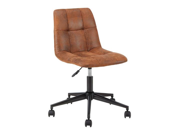 Drehstuhl Clelie Braun Mikrofaser