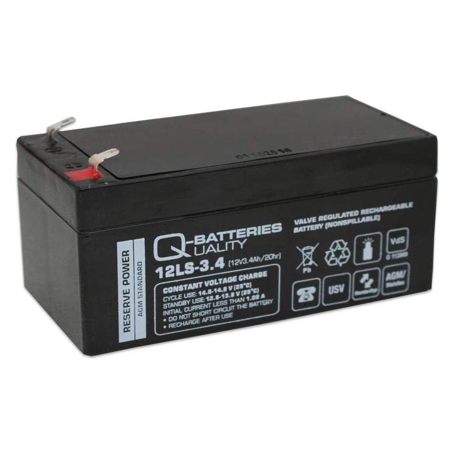Q-Batteries 12V-3,4AH 134X67X61 (100030946)
