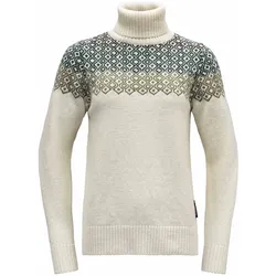 Devold Syvde Wool High Neck Woman offwhite- Gr. S