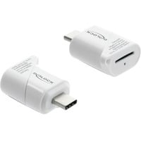 USB-C Mini Card Reader für MicroSD, Kartenleser weiß