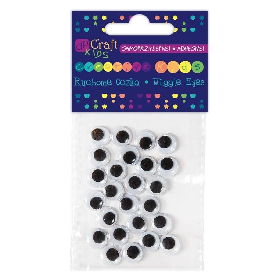 DP Craft Selbstklebende bewegliche Augen 10mm 24 Stk (47590960)