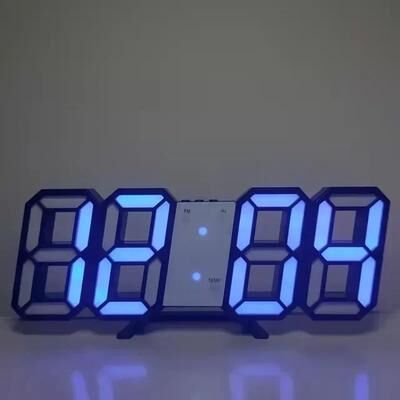 Uplift Treasures 3D LED Digital Wall Clock Alarm Clock 07