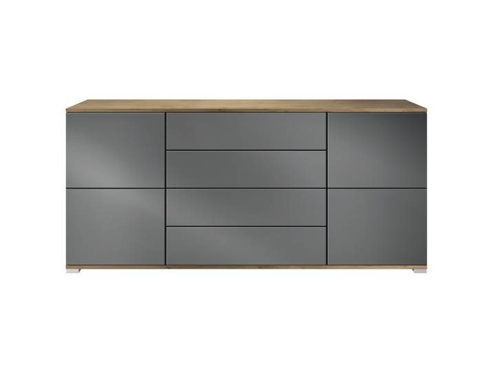 SIDEBOARD Rova Graphit Seidenmatt