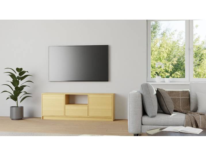 Phonomöbel aus Massivholz Buche Natur geölt
