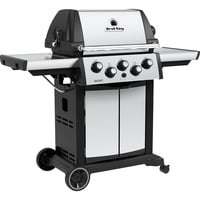 Gasgrill Signet 390 edelstahl/schwarz, mit Seiten- und Heckbrenner