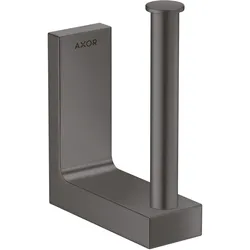 hansgrohe AXOR UNIVERSAL Rectangular Ersatzpapierrollenhalter, Metall, 42654340, Farbe: Brushed Black Chrome