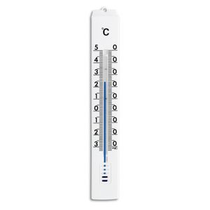 TFA Thermometer 12.3008.02, analoge Skala, -27 bis 50°C, für innen & außen, weiß
