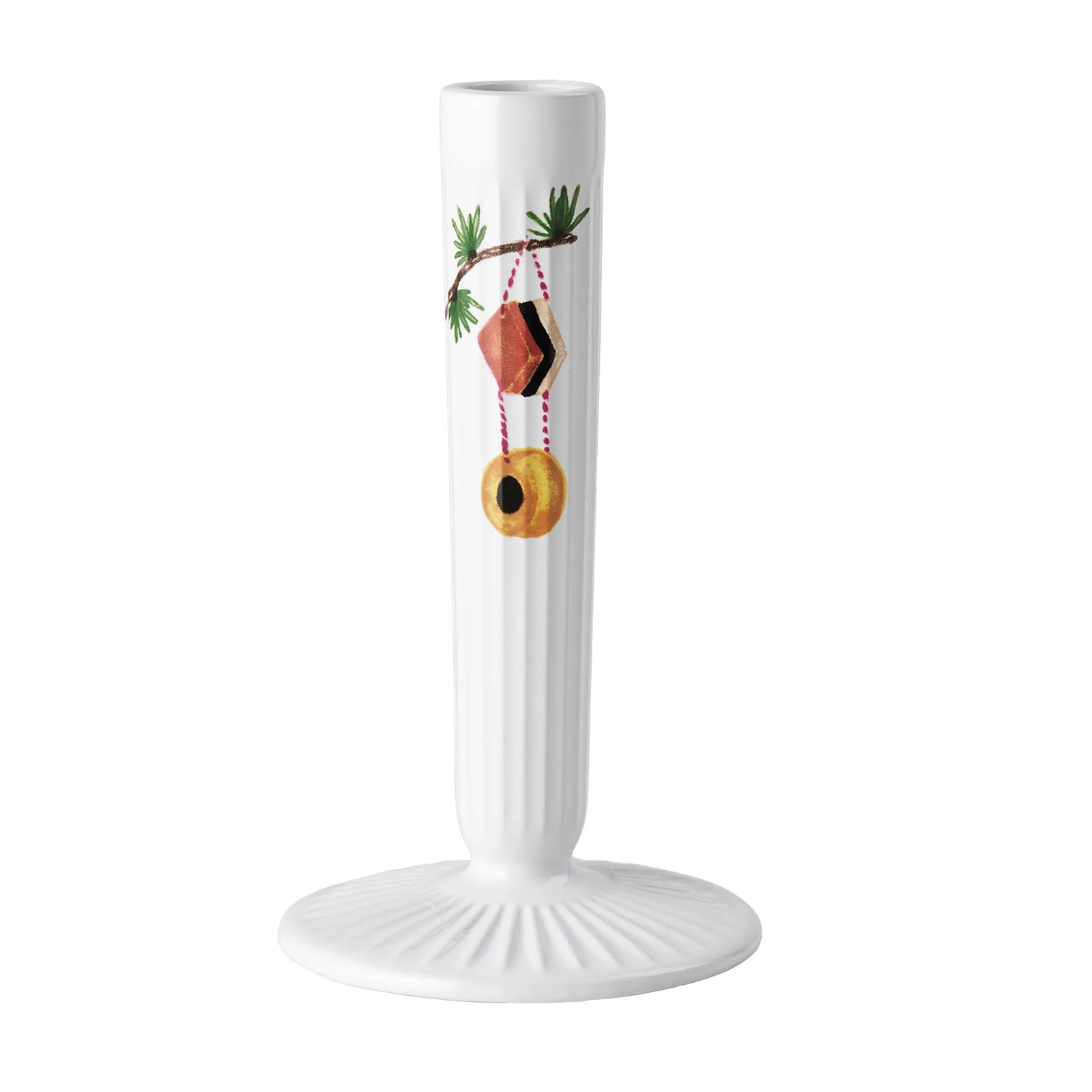 Kähler Hammershøi Christmas kandelaar wit 16 cm