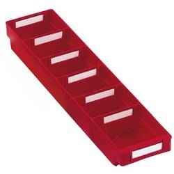 Kappes 6632.00.3051 Lebensmittelverarbeitung Regalkasten lebensmittelgeeignet (L x B x H) 500 x 120 x 65 mm Rot 1 St.