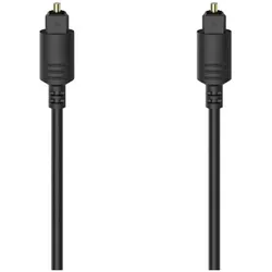 Hama Audio-Lichtleiter-Kabel, ODT-Stecker (Toslink), 1,5 m (1.50 m, Toslink Kabel), Audiokabel
