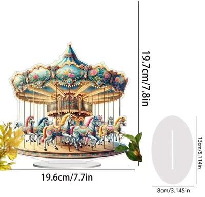 Inspire Essentials Eid Acrylic Mosque Tabletop Decoration Ramadan Home Display Decor 6