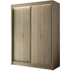 KLEIDERSCHRANK BEROG - 120 cm - Sonoma Eiche