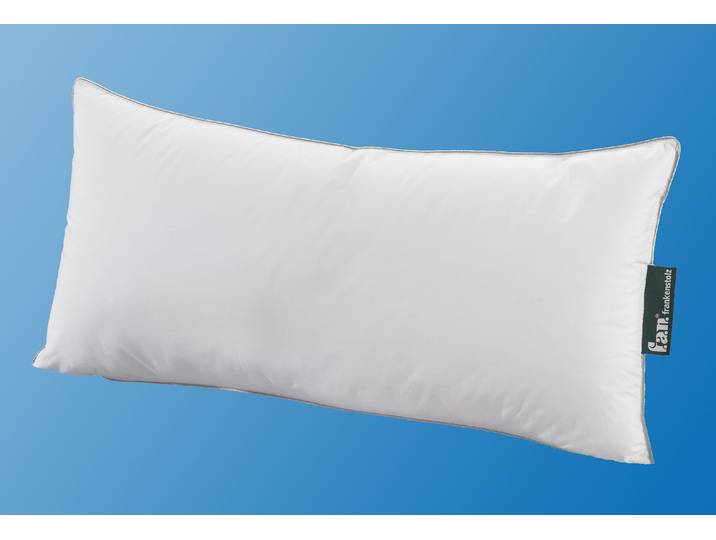 Kopfkissen FAN DACRON Suprelle Memory , weiss (weiß), B:80cm H:10cm L:40cm, Bezug: 40% Baumwolle, 40% Lyocell (TENCEL™), 20% Polyester. Füllung: 100% Polyester, Kopfkissen, Kopfkissen, optimal druckentlastend und federweich